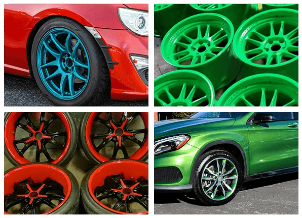 There Is No Limit to the   Design Options With   Custom Wheel Colouring
